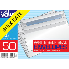 S1205B R/C C6 S/Seal White Envelopes