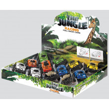 Mini Jungle Pull Back Racing Cars Asst