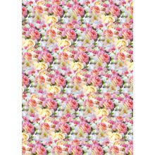 Flat Gift Wrap Roses GW2557