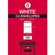 Envelopes C4 Manilla Peel & Seal 25s
