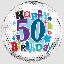 Foil Balloon Age 50 Male