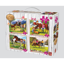 4 In 1 Puzzle Girls & Horses