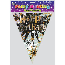 Stars Birthday Bunting - 11 Flags 3.6m
