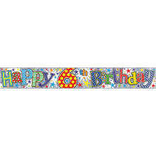 2.5m Party Banner Age 6 Boy