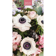 D0504 Slim 2 WTV Diary Floral Asst