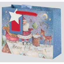 Gift Bag Santa's Adventure Medium