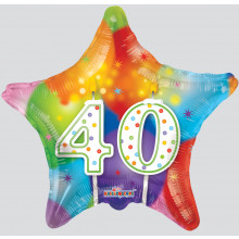 40th Star Foil Balloon