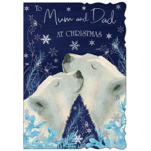 Special Couple Cute 50 Xmas Card