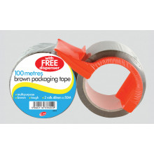Buff Tape Dispenser Twin Pack 48mmx50m