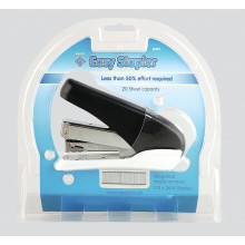 Easy Stapler + 26/6 Staples Black