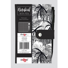 Tropical Noire Slim Notebook & Pen