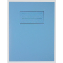 Silvine Blue Exercise Book 9"x7" 80pgs
