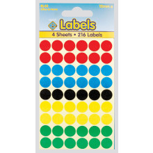 Dots 12mm Assorted