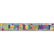2.5m Party Banner Retirement