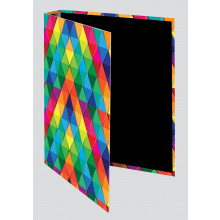 A4 Abstract Ring Binders Assorted