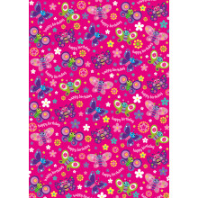 Flat Gift Wrap Butterflies GW2549