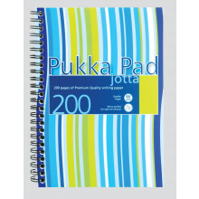 Pink/Blue A5 Pukka Jotta Notebook 200pgs