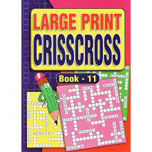 A4 Large Print Crisscross 72pg 4 Asst