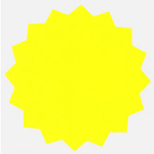 18 Fluorescent Stars 128mm