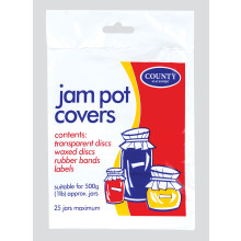 Jam Pot Covers 500g/1lb - 25 Jars