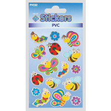 PVC Stickers Flutter Bugs PVC02