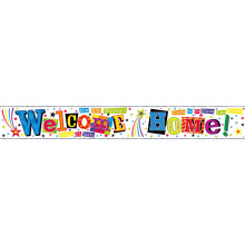 2.5m Party Banner Welcome Home