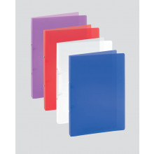 Slim Translucent Ring Binder 15mm Asst