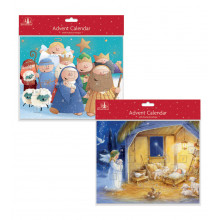 Nativity Advent Calendar 2 Asst