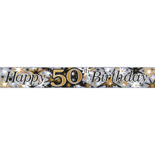 2.5m Party Banner Age 50 Male