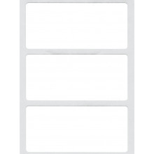 White Self Adhesive Labels 34x75mm