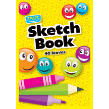 Smiles A4 Sketch Book 40 Leaves