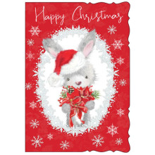 Granddaughter Cute 50 Xmas Card