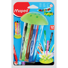 Maped 12 Jungle Felt Tip Pens