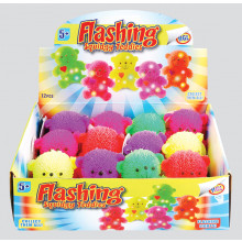 Flashing Squidgy Teddies 4 Assorted