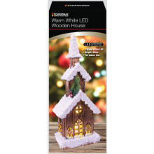3 Tier LED Snow Tipped House