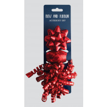 Red Bow, Cop & Curl Set 3 Piece