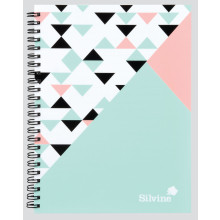 A5 GeoPop Twinwire Notebook Asst 160pg