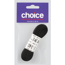 Choice Black Football Laces 140cm