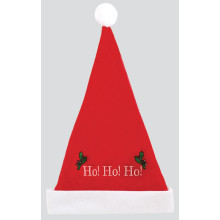 Plush Santa Hat With Text