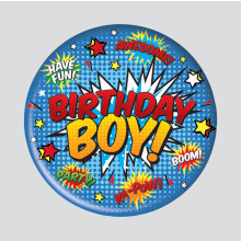 Birthday Boy 150mm Large Badge