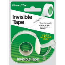 Invisible Tape 19mmx7.5m with Dispenser