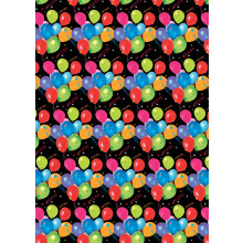 Flat Gift Wrap Balloons GW2584
