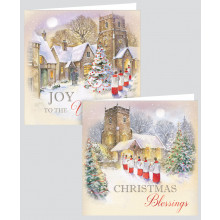 12 Square Choir Scene Cards