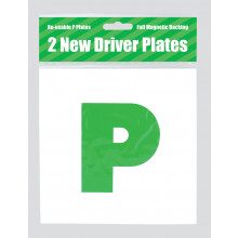 Green P Plates Magnetic 2s