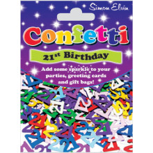 Confetti 21st Birthday CON805