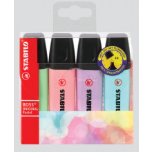 Stabilo Boss Pastel Highlighters 4 Asst