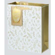 Gift Bag Golden Foliage Medium