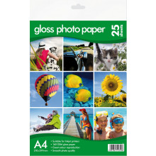 A4 Gloss Photo Paper 160gsm 25 Sheets