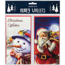 Money Wallets Traditional 4 Pack
