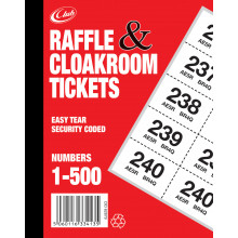 Club Raffle & Cloakroom Tickets 1-500
